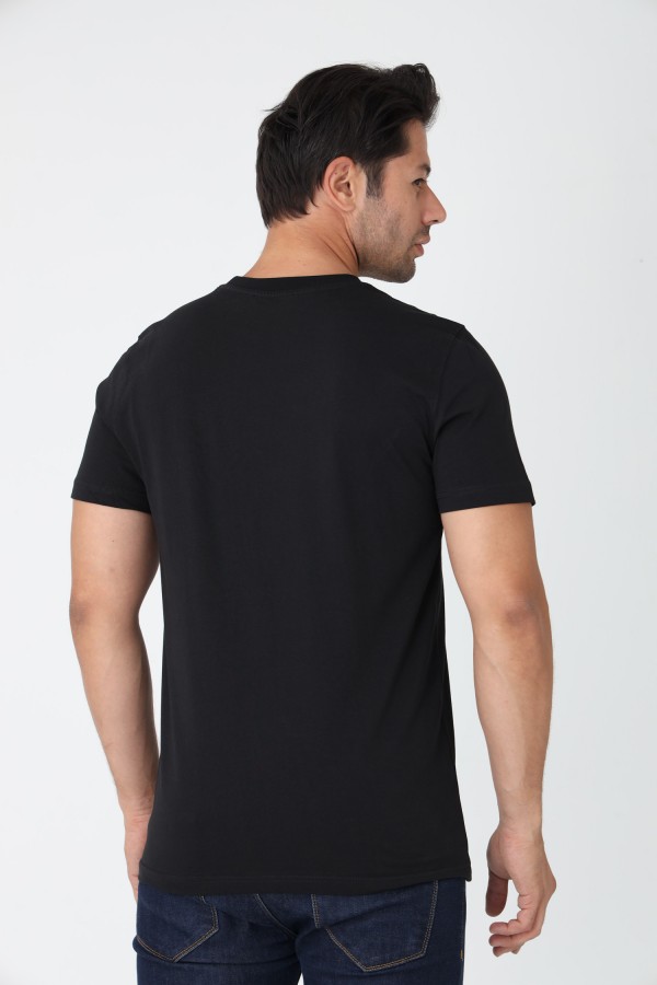 Zekora Erkek T-Shirt - Siyah Logo